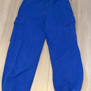 Aritzia Cozy Fleece Sweatpants in jazz Blue
